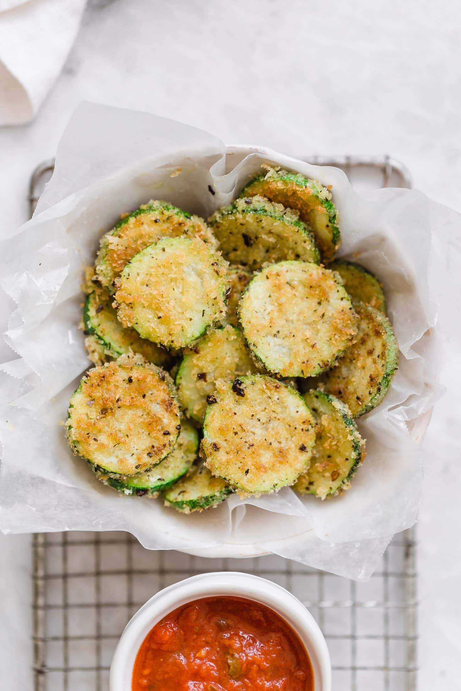 parmesan zucchini I howsweeteats.com