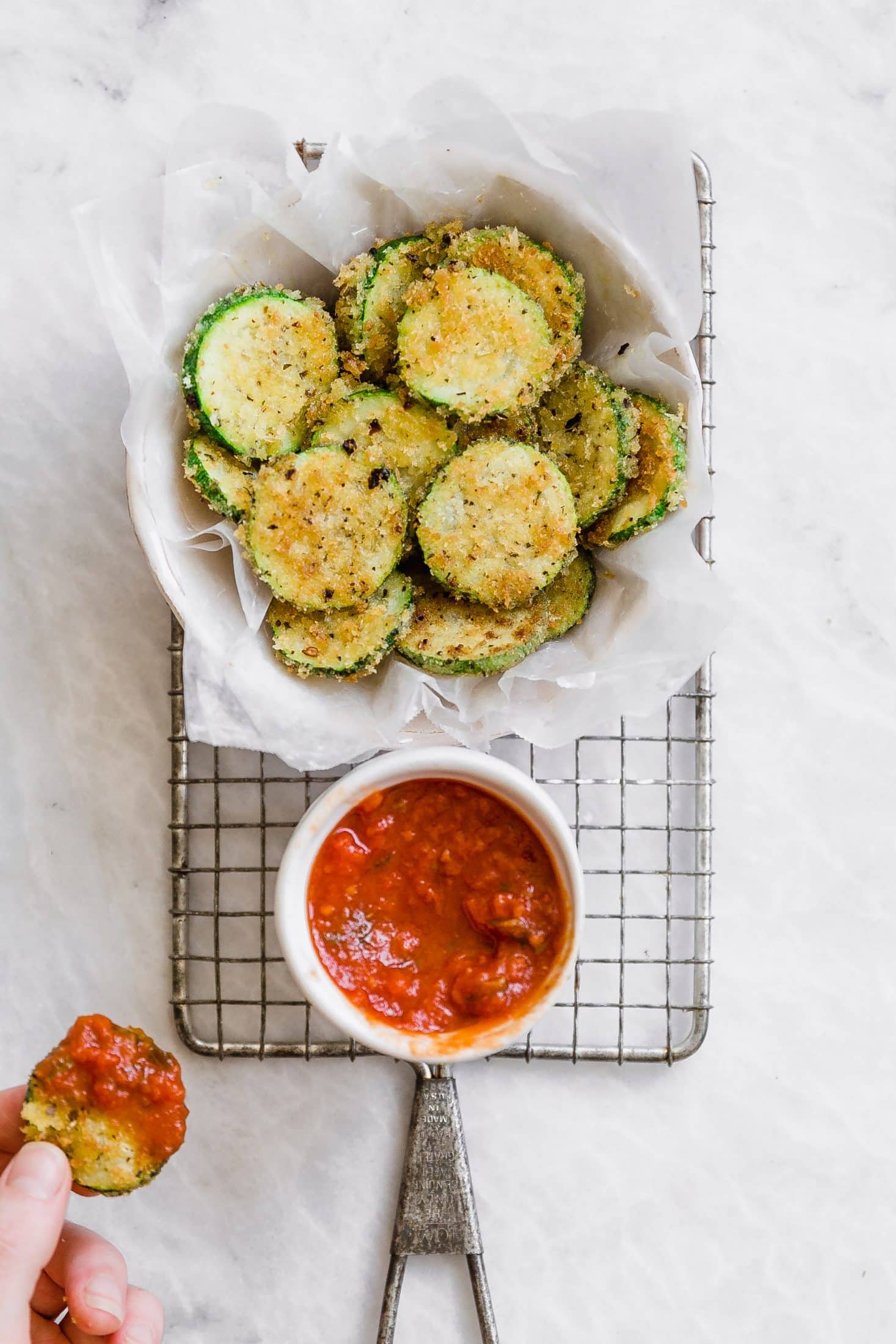 parmesan zucchini I howsweeteats.com