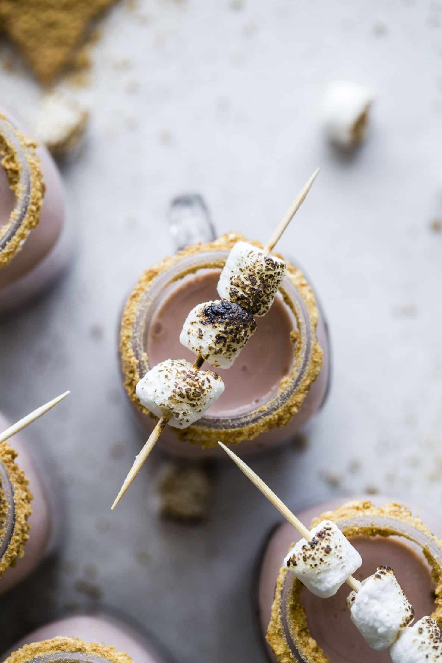 s'moretini shooters I howsweeteats.com