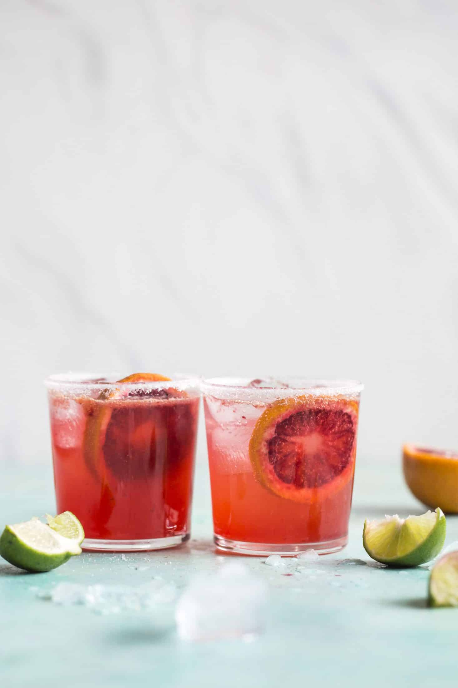 blood orange margarita I howsweeteats.com #bloodorange #margarita #cocktails #orange #tequila