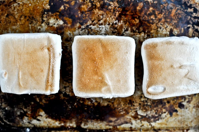 Bourbon Bacon Marshmallow S'mores I howsweeteats.com Bourbon Bacon Marshmallow S'mores I howsweeteats.com