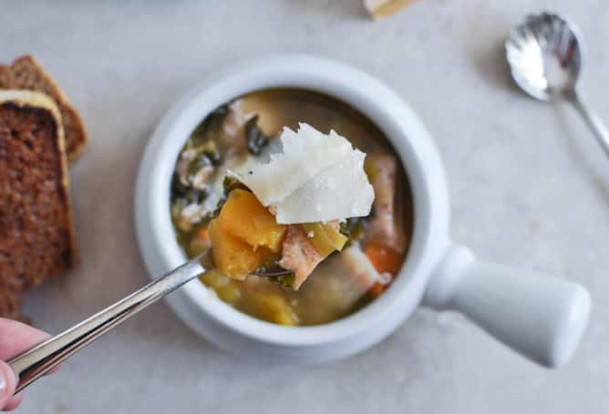 Healthy Harvest Chicken Soup I howsweeteats.com