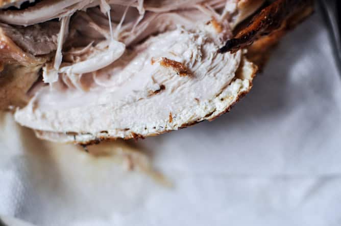 Goat Cheese Roasted Chicken I howsweeteats.com