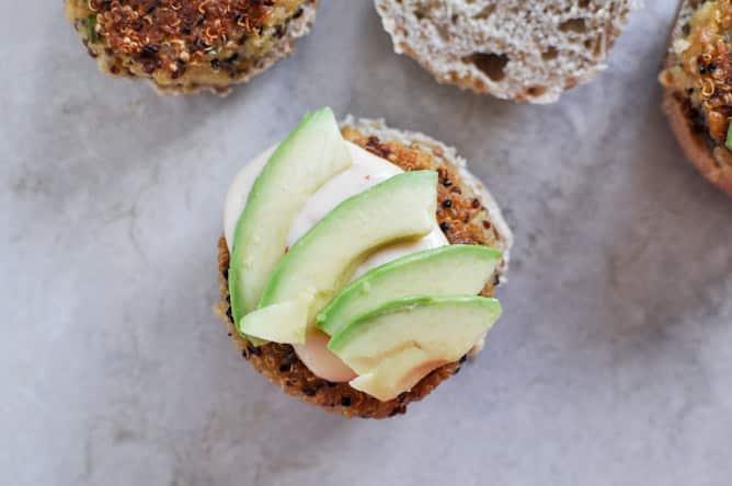 Crispy Quinoa Sliders I howsweeteats.com