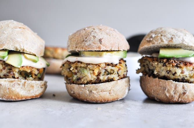 Crispy Quinoa Sliders I howsweeteats.com