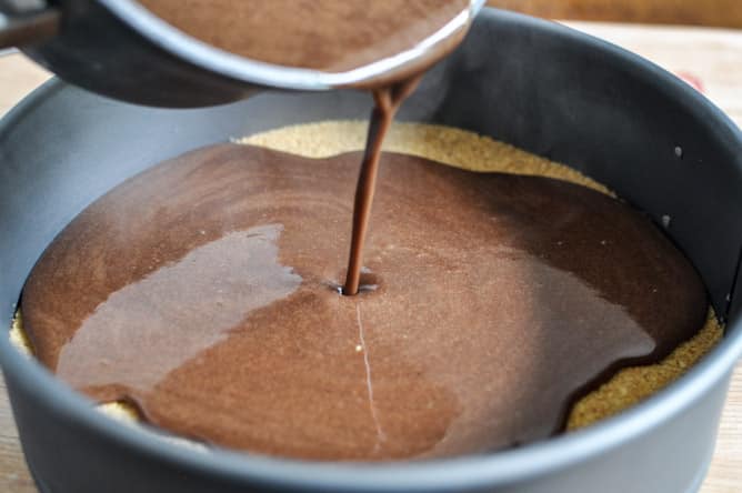 Gooey S'mores Ice Cream Cake I howsweeteats.com