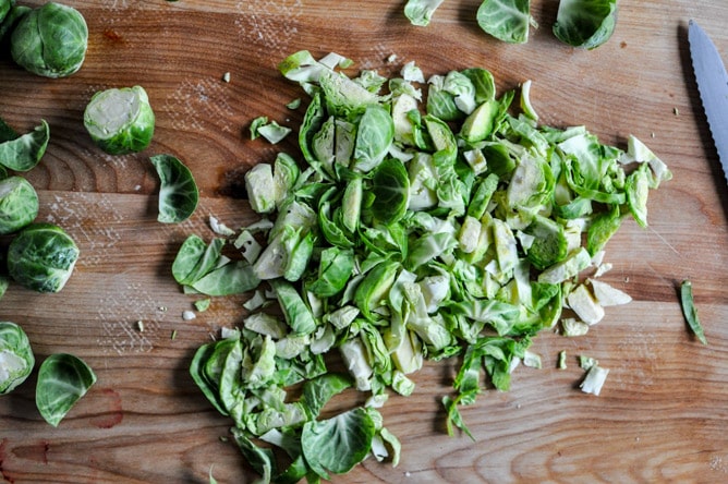 Brussels Sprouts Breakfast Hash I howsweeteats.com