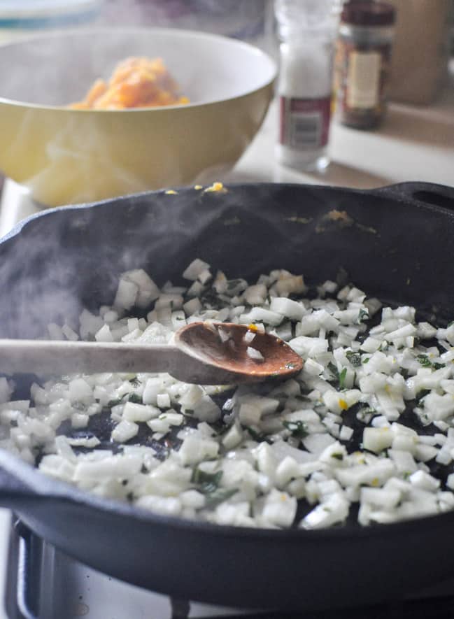 Butternut Squash Skillet Lasagna I howsweeteats.com