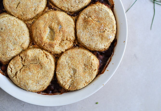 Three Bean Chili Pot Pies I howsweeteats.com