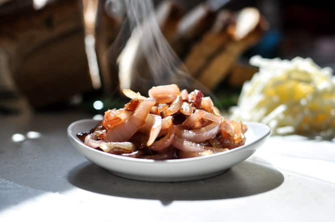 Double Bean Burger Patty Melts I howsweeteats.com