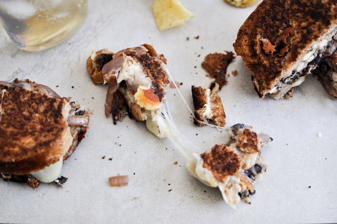 Double Bean Burger Patty Melts I howsweeteats.com