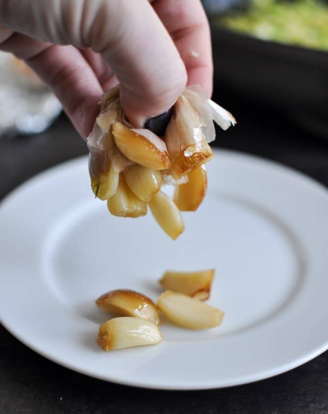 Parmesan Brussels Sprouts Crostini I howsweeteats.com