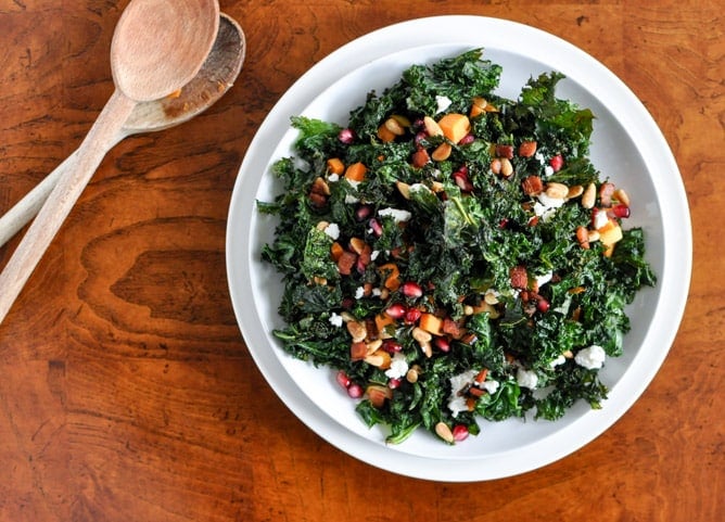 Crispy Kale Salad I howsweeteats.com