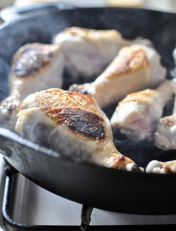 Sweet and Sticky Pomegranate Chicken I howsweeteats.com