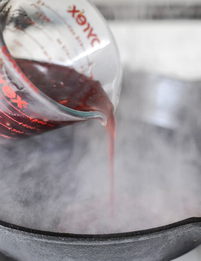 Sweet and Sticky Pomegranate Chicken I howsweeteats.com