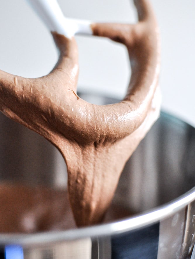 Salted Dark Chocolate Truffle Cookies I howsweeteats.com