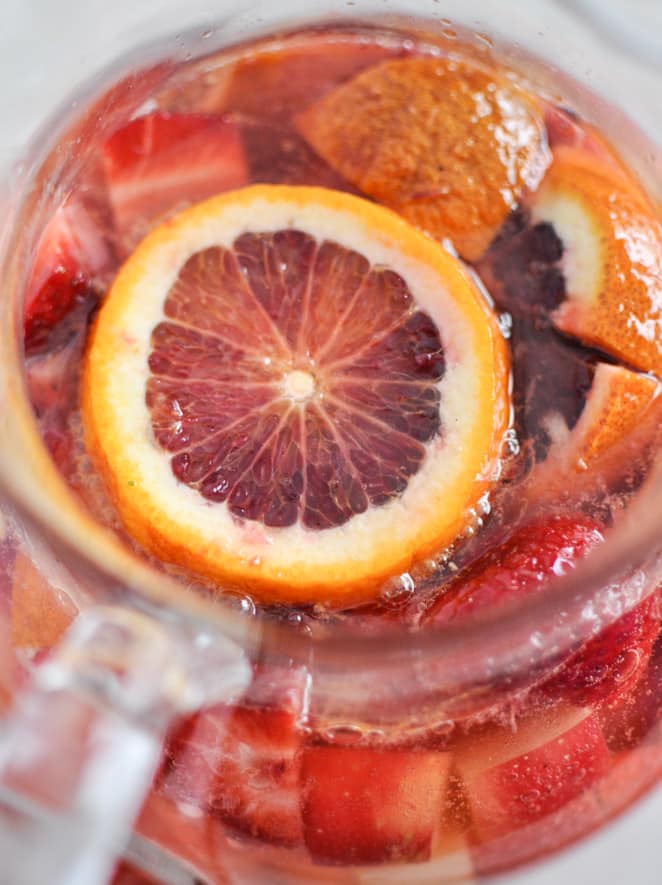 Blood Orange Sangria I howsweeteats.com