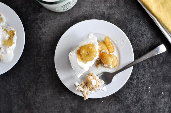 Banana Bread Tres Leches Cake I howsweeteats.com