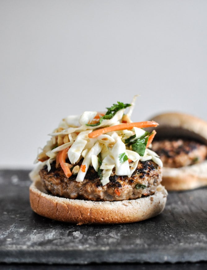 Thai Turkey Burgers I howsweeteats.com