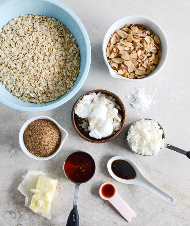 Coconut Butter Granola I howsweeteats.com