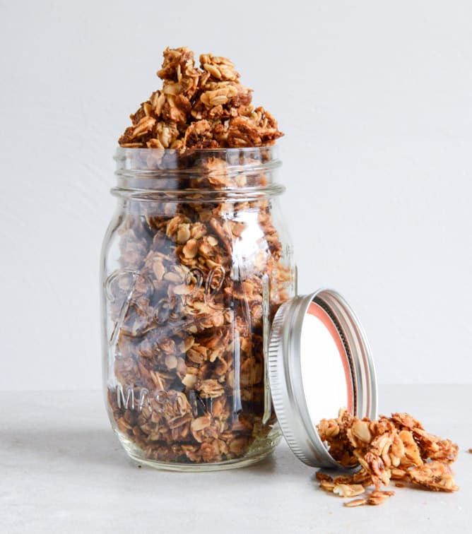 Coconut Butter Granola I howsweeteats.com