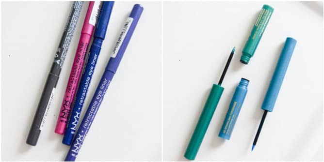 NYX liners // milani liners I howsweeteats.com