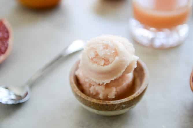 Grapefruit Sorbet I howsweeteats.com