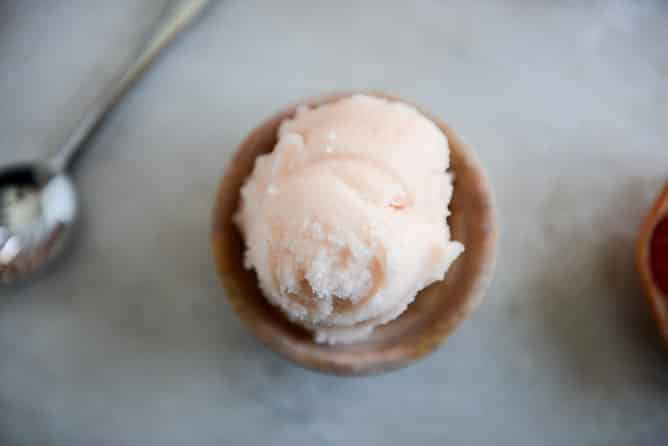 Grapefruit Sorbet I howsweeteats.com