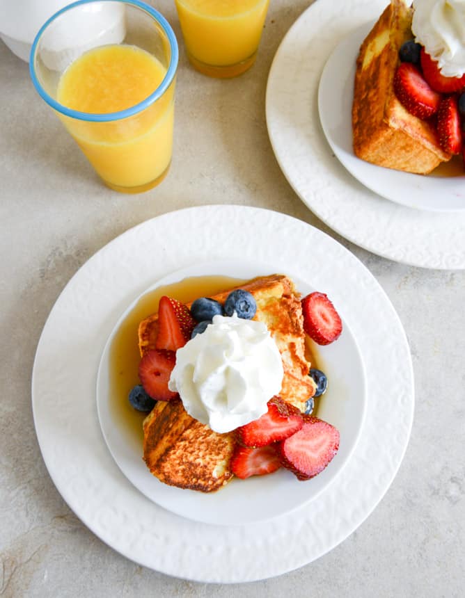 Angel Food French Toast I howsweeteats.com