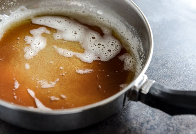 Brown Butter Tilapia with Toasted Basil Butter Breadcrumbs I howsweeteats.com