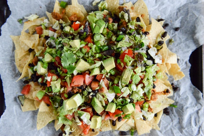 20-Minute Turkey Taco Nachos I howsweeteats.com
