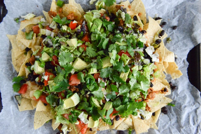 20-Minute Turkey Taco Nachos I howsweeteats.com