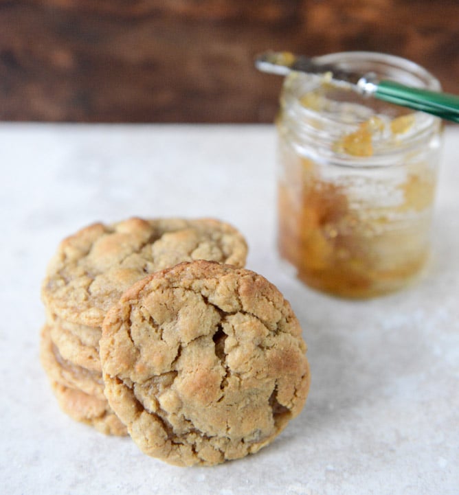 Grown Up PB + J Cookies I howsweeteats.com I howsweeteats.com