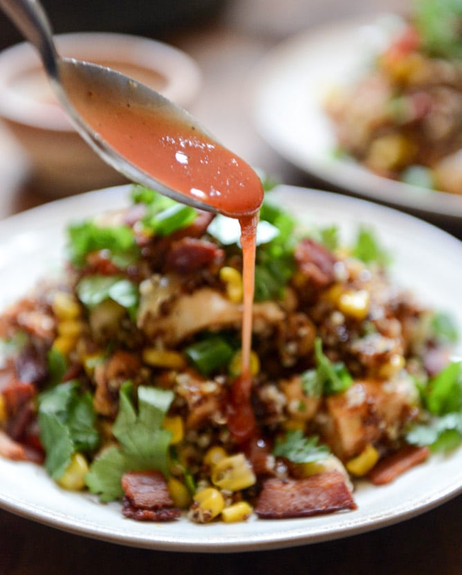 Summer BBQ Quinoa Salad I howsweeteats.com