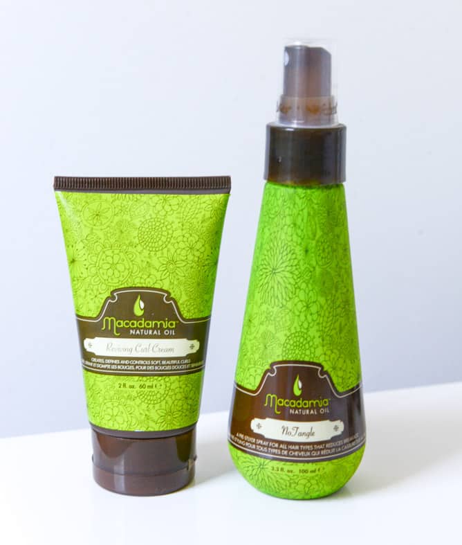 Macadamia Oil Curl Cream and No Tangle I howsweeteats.com