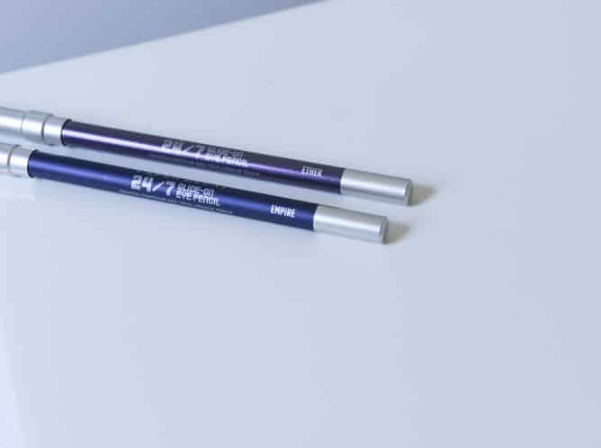 Urban Decay 24/7 Liner in Ether and Empire I howsweeteats.com