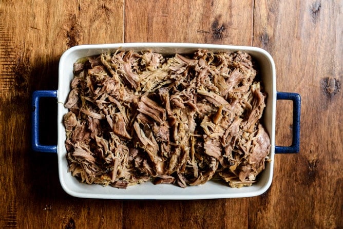 Pulled Pork Tacos with Sweet Chili Slaw I howsweeteats.com