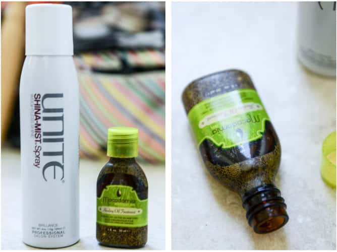 Unite Shine Mist and Macadamia Healing Treatment Oil I howsweeteats.com