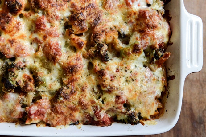 Honey Roasted Vegetable + Smoked Gouda Baked Penne I howsweeteats.com