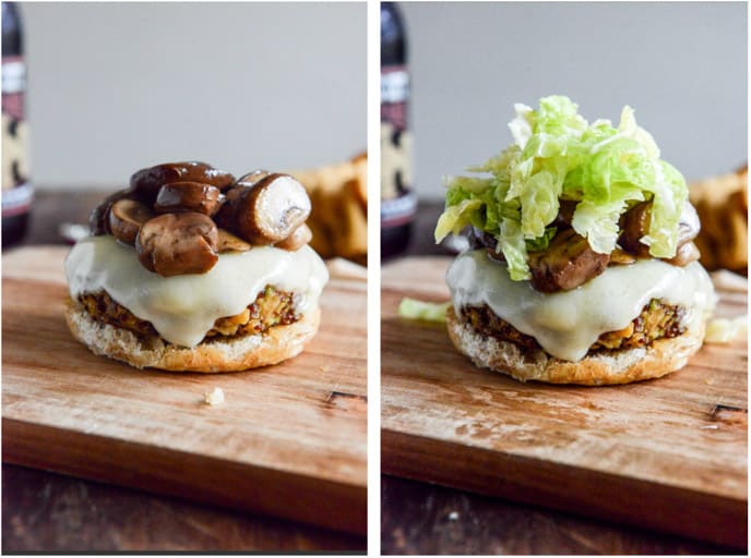 Crispy Autumn Veg Burgers with Apple Cider Slaw I howsweeteats.com