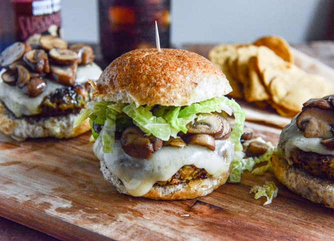 Crispy Autumn Veg Burgers with Apple Cider Slaw I howsweeteats.com