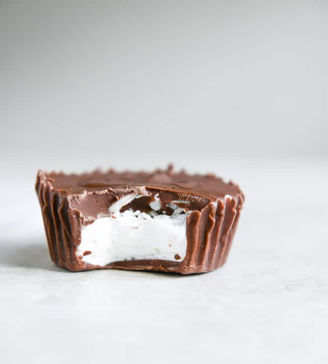 Homemade Mallo Cups I howsweeteats.com