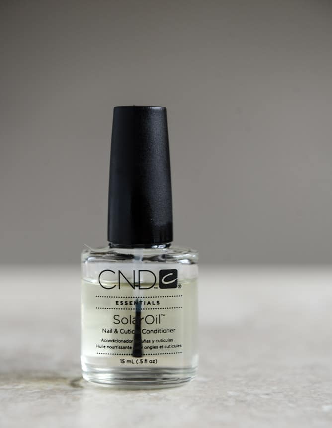 CND solar oil I howsweeteats.com