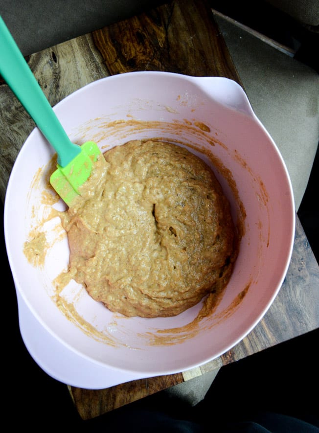 Whole Wheat Pumpkin Almond Muffins I howsweeteats.com