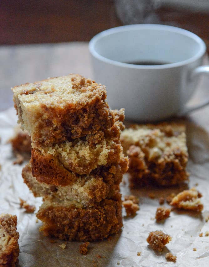 Pomegranate Molasses Coffee Cake I howsweeteats.com
