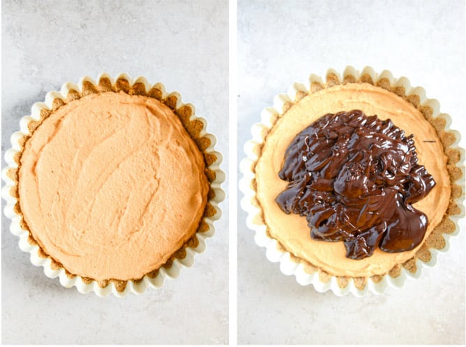 pumpkin s'mores tart I howsweeteats.com