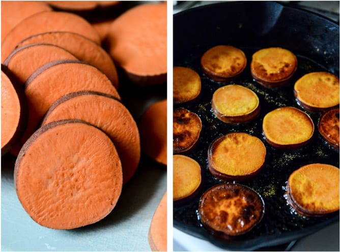 sweet potato chili cheese fries I howsweeteats.com