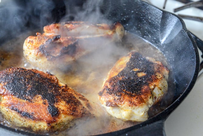 Spicy Beer Braised Lime Chicken Enchiladas I howsweeteats.com