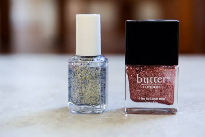 essie on a silver platter & butter london rosie lee I howsweeteats.com