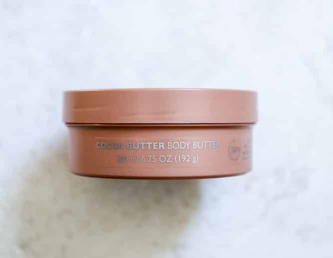 the body shop cocoa butter body butter I howsweeteats.com